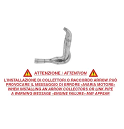 Arrow Exhaust Collecteurs Sportif Kawasaki Ninja ZX-6R 636 