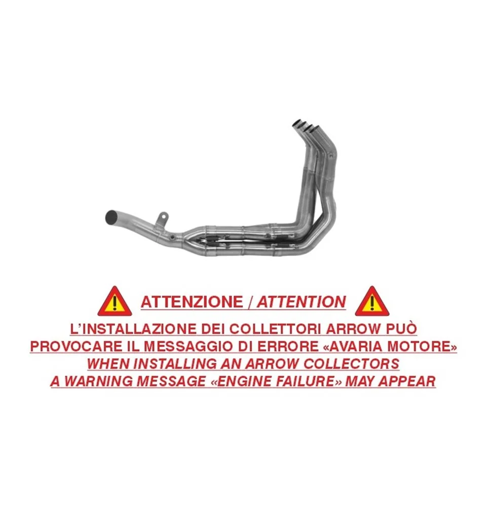 Arrow Exhaust Racing Collectors Kit Kawasaki Versys 1100 