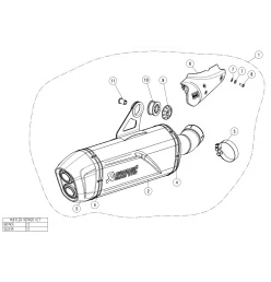 Akrapovic Bmw R 1250 GS - GS Adventure S-B12SO23-HAATBL