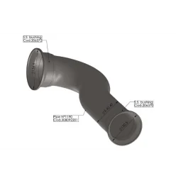 Leovince Suppressor du Catalyseur Husqvarna Svartpilen/Vitpilen 401