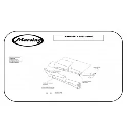 Marving K/2075/BC Kawasaki Z 750 2 Cilindri
