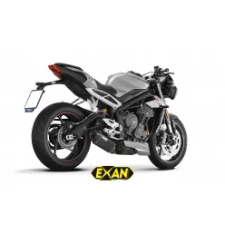 Exan Triumph Street Triple 675 Ovale X-Black