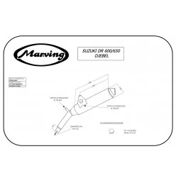 Marving EDR/15/NC Suzuki Dr 600