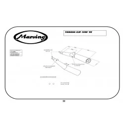 Marving Y/2149/BC Yamaha Xjr 1300