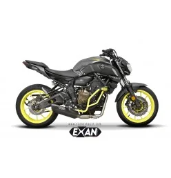 Exan Yamaha MT-07 Ovale X-Black