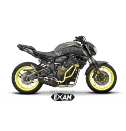 Exan Yamaha MT-07 Ovale X-Black
