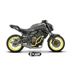 Exan Yamaha MT-07 Ovale X-Black