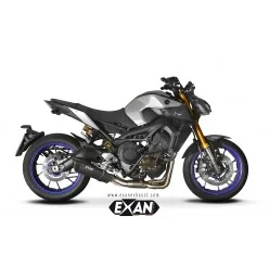 Exan Yamaha MT-09 Ovale X-Black