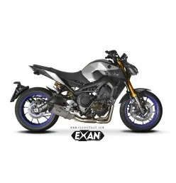 Exan Yamaha MT-09 Ovale X-Black