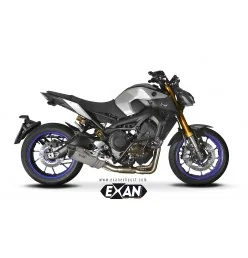 Exan Yamaha MT-09 Ovale X-Black