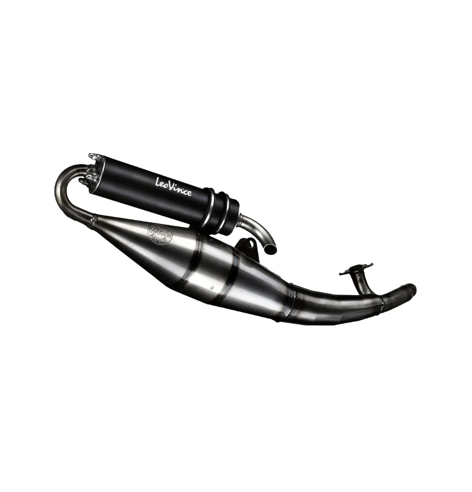 Leovince Peugeot Jet Force 50 Hand Made TT Black