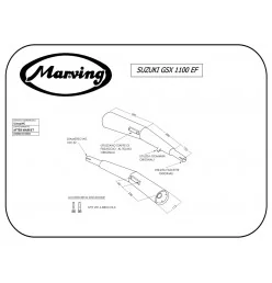 Marving S/2019/NC Suzuki Gsx 1100 Ef