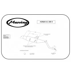 Marving EDR/2/V Honda Xl 500 S