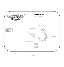 Marving H/CP19/BC Honda Vf 750 Custom Lenticolare