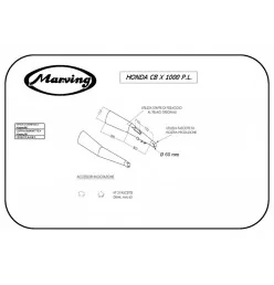 Marving H/5000/BC Honda Cbx 1000 Pro Link