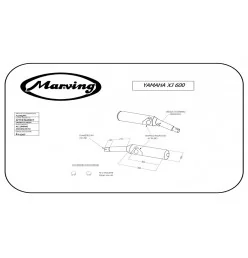 Marving Y/2083/NC Yamaha Xj 600
