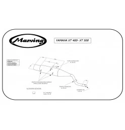 Marving EDR/10/V Yamaha Xt 400
