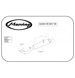 Marving S/AAA/57/BC Suzuki Dr 650 Se 96