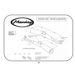 Marving S/2007/BC Suzuki Gsx 1100/e/es