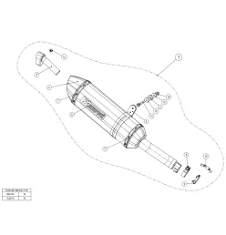 Akrapovic Honda CBR 300 R S-H3SO3-RC