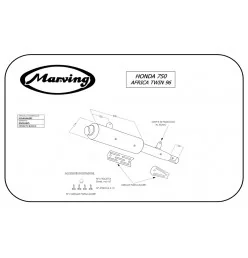 Marving H/AAA/60/BC Honda Xrv 750 Africa Twin 96