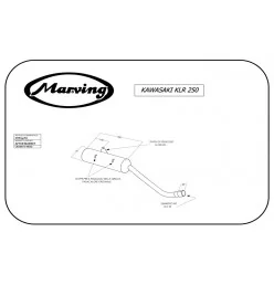 Marving EDR/24/NC Kawasaki Klr 250