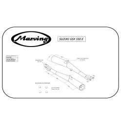 Marving S/2022/BC Suzuki Gsx 550 E