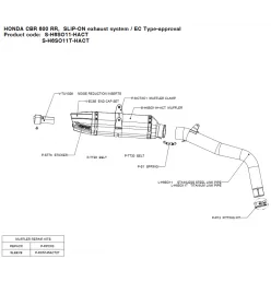 Akrapovic Honda CBR 600 RR S-H6SO11-HACT