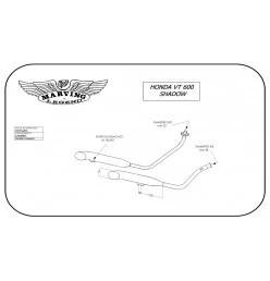 Marving H/CP03/BC Honda Vt 600 Shadow