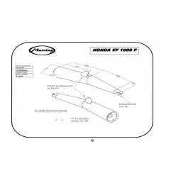 Marving H/2018/NC Honda Vf 1000 F
