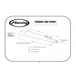 Marving H/120/BC Honda Cb 400 Four