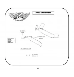 Marving H/CP02/BC Honda Cmx 450 Rebel