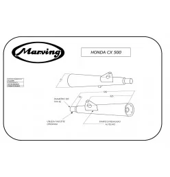 Marving H/126/BC Honda Cx 500