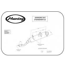 Marving EDR/16/NC Kawasaki Klr 600/600 A.e.