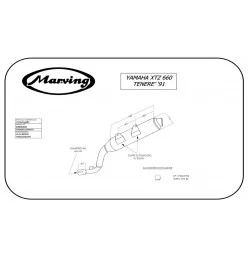 Marving Y/AAA/55/BC Yamaha Xtz 660 Tenere' 91