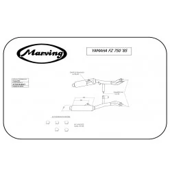 Marving Y/2027/NC Yamaha Fz 750 85