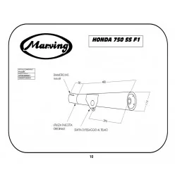 Marving H/122/BC Honda 750 Ss F1