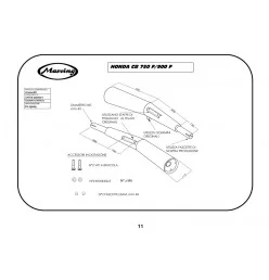 Marving H/2001/BC Honda Cb 750 F/ 750 82