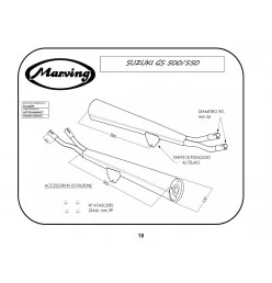 Marving S/2039/BC Suzuki Gs 500/550
