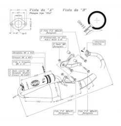 Leovince Piaggio NRG Mc3 50 Hand Made TT