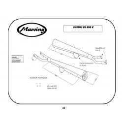 Marving S/2057/BC Suzuki Gs 850 G