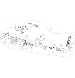 Akrapovic Yamaha MT 09 S-Y9R2-AFC