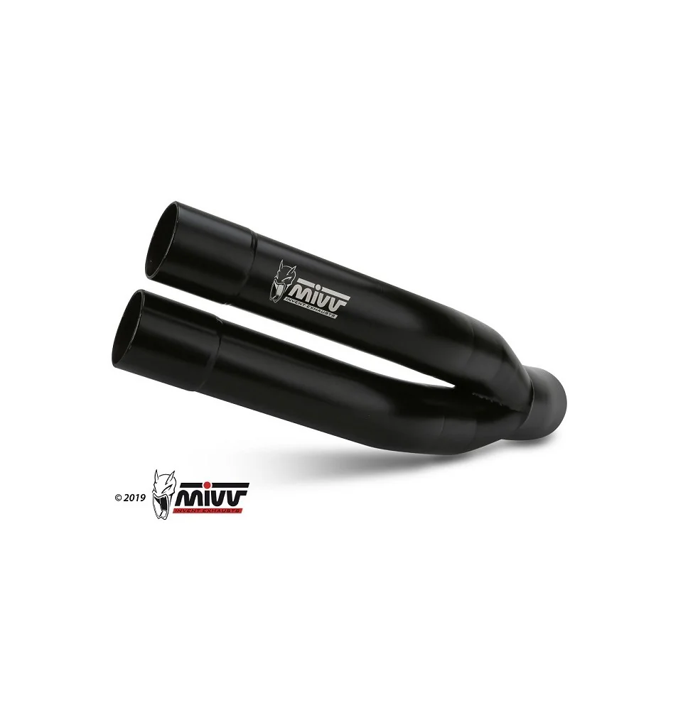 Mivv Double Gun Black Suzuki GSR 750