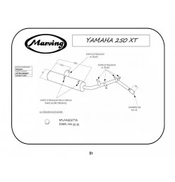 Marving EDR/9/NC Yamaha Xt 250