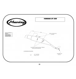 Marving EDR/17/V Yamaha Xt 350