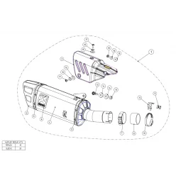 Akrapovic Honda CB 1000 R S-H10SO20-HAPLT