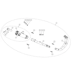 Akrapovic Yamaha MT 03 S-Y2R1-CUBSS