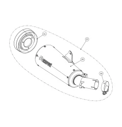Akrapovic Kawasaki Z900 RS S-K9SO5-HBAVTBL