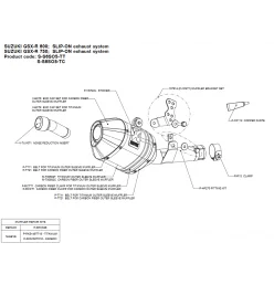 Akrapovic Suzuki GSX-R 600 750 S-S6SO5-TC