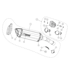 Akrapovic Kawasaki Versys 1000 S-K10SO20-HZC